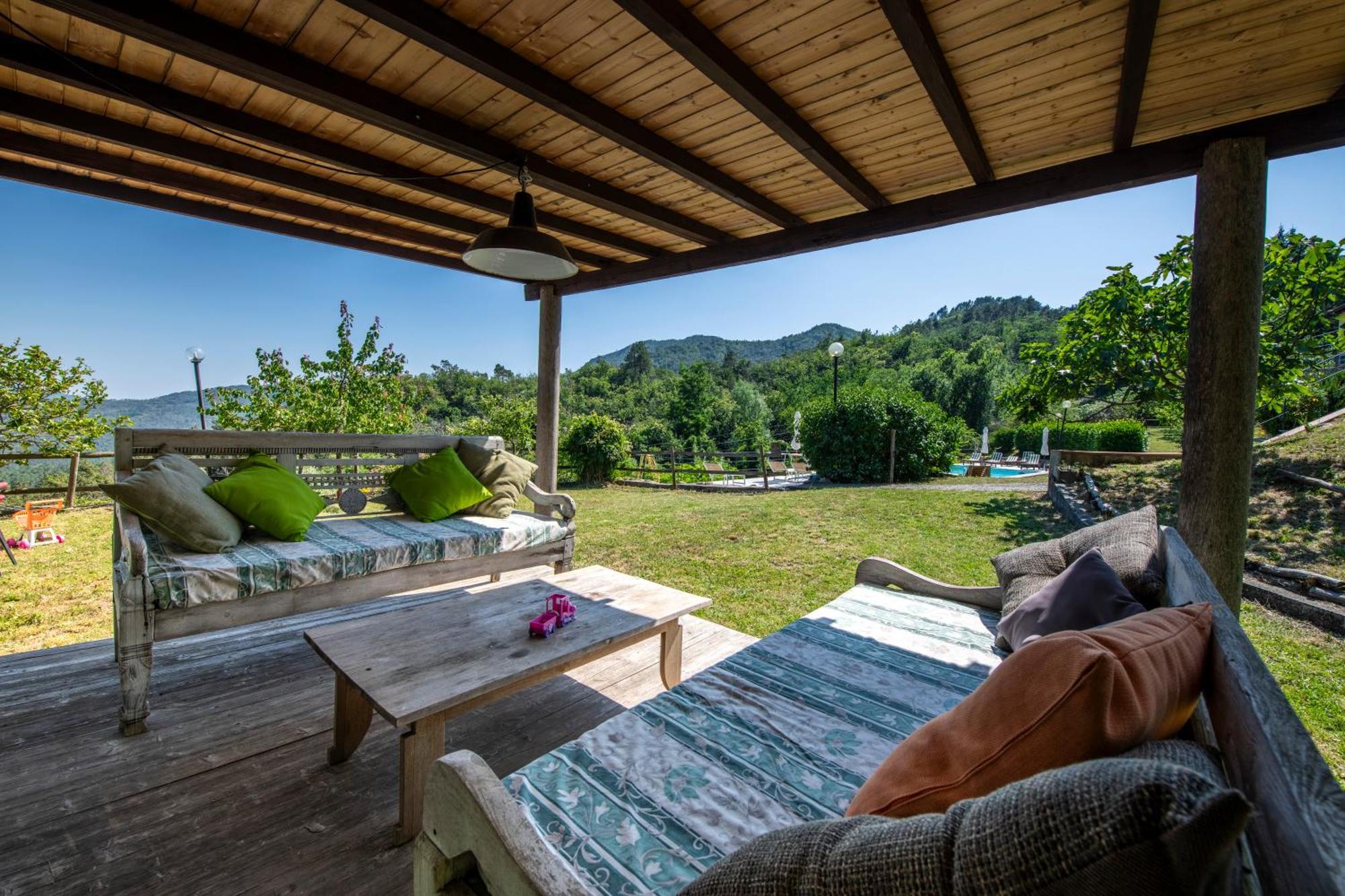211 - Appartamento Acacia, Terrazza Giardino E Piscina Carro Dış mekan fotoğraf